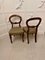 Antique Victorian Mahogany Balloon Back Chairs, Set of 4 12