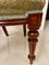 Antique Victorian Mahogany Balloon Back Chairs, Set of 4 9