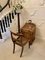 Antique Victorian Burr Walnut Inlaid Freestanding Davenport, Image 4