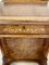 Antique Victorian Burr Walnut Inlaid Freestanding Davenport, Image 9