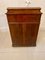 Antique Victorian Burr Walnut Inlaid Freestanding Davenport 3