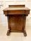 Antique Victorian Burr Walnut Inlaid Freestanding Davenport, Image 4