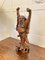 Large Antique Chinese Carved Hardwood Figure 3