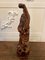 Large Antique Chinese Carved Hardwood Figure 4