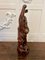 Large Antique Chinese Carved Hardwood Figure 8