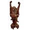 Große antike chinesische Figur aus geschnitztem Hartholz 1