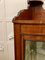 Antique Edwardian Mahogany Inlaid Bow Fronted Corner Display Cabinet 6