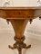 Table de Travail Trompette Victorienne Antique en Noyer 6