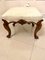 Antique Victorian Freestanding Carved Walnut Stool 2