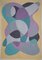 Ryan Rivadeneyra, Pacific Island Abstract Composition in Mauve, 2021, Acrylic Painting 1