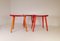 Swedish Stools in Lacquered Red Birch by Yngve Ekström Palle, 1970s, Image 2