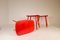 Swedish Stools in Lacquered Red Birch by Yngve Ekström Palle, 1970s, Image 16