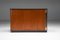 Mid-Century Modern Teak Büroschränke mit Rolltüren von Knoll, 1980er, 2er Set 5