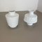 Op Art Biscuit Porcelain Vases from Edelstein Bavaria, Germany, 1970s, Set of 2, Image 3