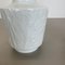Op Art Biscuit Porcelain Vases from Edelstein Bavaria, Germany, 1970s, Set of 2 8