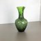 Large Vintage Pop Art Green Vase from Opaline Florence, Italy, Image 2
