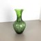 Large Vintage Pop Art Green Vase from Opaline Florence, Italy, Image 3