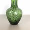 Large Vintage Pop Art Green Vase from Opaline Florence, Italy 6