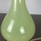 Lime Opalglas Murano Glas Tischlampe von Cenedese, 1960er 9