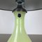 Lime Opalglas Murano Glas Tischlampe von Cenedese, 1960er 8