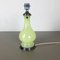 Lime Opalglas Murano Glas Tischlampe von Cenedese, 1960er 3