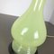 Lime Opalglas Murano Glas Tischlampe von Cenedese, 1960er 5