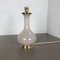 Opalglas Murano Glas Tischlampe von Cenedese, Italien, 1960 4
