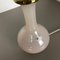 Opalglas Murano Glas Tischlampe von Cenedese, Italien, 1960 13