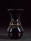 Black Glazed Ceramic Vases with Gold Design, Set of 3, Image 9