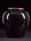 Black Glazed Ceramic Vases with Gold Design, Set of 3 6