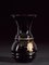 Black Glazed Ceramic Vases with Gold Design, Set of 3, Image 10