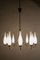 Lampadario Mid-Century moderno a dieci luci, Italia, anni '50, Immagine 19