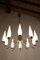 Italian Mid-Century Modern Ten Light Chandelier Attributed to Stilnovo, 1950s, Image 4