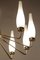 Italian Mid-Century Modern Ten Light Chandelier Attributed to Stilnovo, 1950s 16