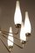 Lustre à Dix Lampes Mid-Century Moderne Attribué à Stilnovo, Italie, 1950s 16