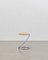 PH Snake Stool, Chrome, Yellow Painted Satin Matte, Wood Seat, Visible Tubes, Image 1