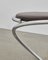 PH Snake Stool, Chrome, Aniline Leather Mocca, Leather Upholstery, Visible Tubes 2