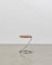 PH Snake Stool, Chrome, Aniline Leather Walnut, Full Leather Upholstery 1