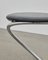 PH Snake Stool, Chrome, Aniline Leather Black, Full Leather Upholstery 2