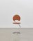 PH Snake Chair, Chrome, Aniline Leather Walnut, Full Leather Upholstery 1