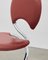 PH Snake Chair, Chrome, Aniline Leather Indianred, Full Leather Upholstery 2
