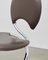 PH Snake Chair, Chrome, Aniline Leather Mocca, Full Leather Upholstery, Image 2