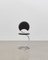 PH Snake Chair, Chrome, Aniline Leather Black, Full Leather Upholstery, Image 1