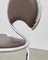 PH Snake Chair, Chrome, Aniline Leather Mocca, Leather Upholstery, Visible Tubes, Image 2