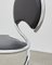 PH Snake Chair, Chrome, Aniline Leather Black, Leather Upholstery, Visible Tubes 2