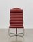 PH Lounge Chair, Chrome, Aniline Leather Indianred 1