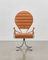 PH Pope Chair, Chrome, Aniline Leather Walnut 1