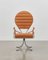 PH Pope Chair, Chrome, Aniline Leather Walnut, Image 1