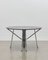 PH Dining Table Folding, Chrome, Black Oak Veneer Table Plate, Veneered Edge, Image 1