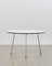 PH Dining Table, D1270mm, Chrome, Laminated Plate With Black Abs Edge 1